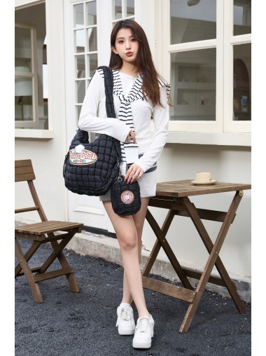 CHIOS CLUB - Chios QQ LOGO Bubble Tote [tote34BK]